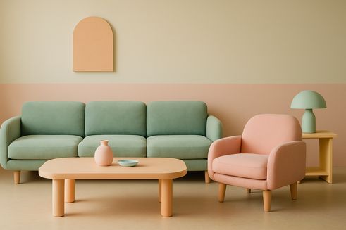 Pastel tones